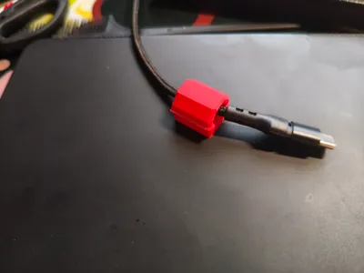 Print-in-place data cable clip