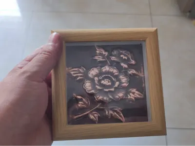 Copperplate Engraving - Flower - Artwork