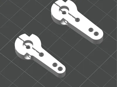 25T servo arm, with locking, M2*10 screw, 2-3MM shorter can also be used