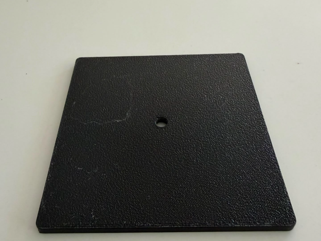Square with central screw attachment