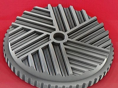 herb grinder with 6x3mm magnet slot