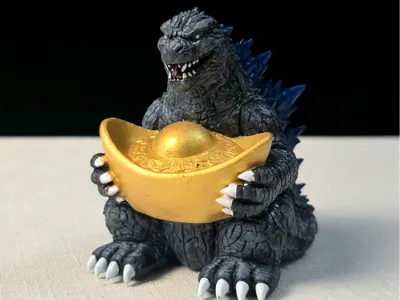 Lucky Godzilla | Gold Ingot Edition