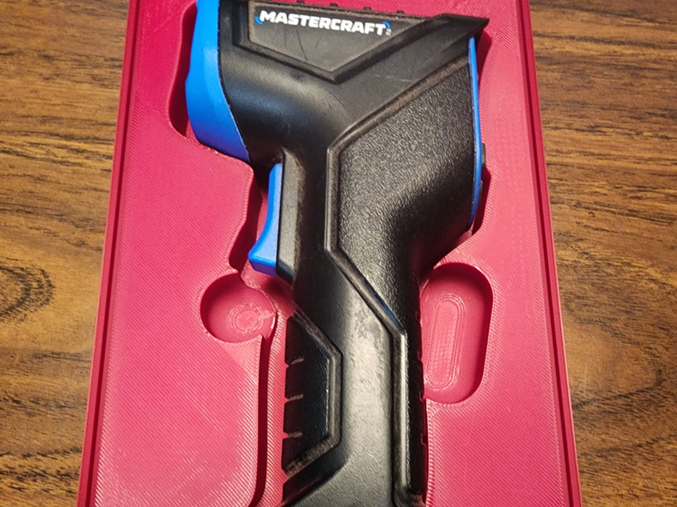 Gridfinity Mastercraft Digital Temp Reader Tray