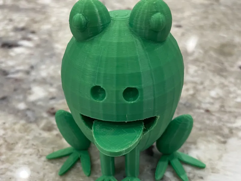 Frog with Articulated Tongue