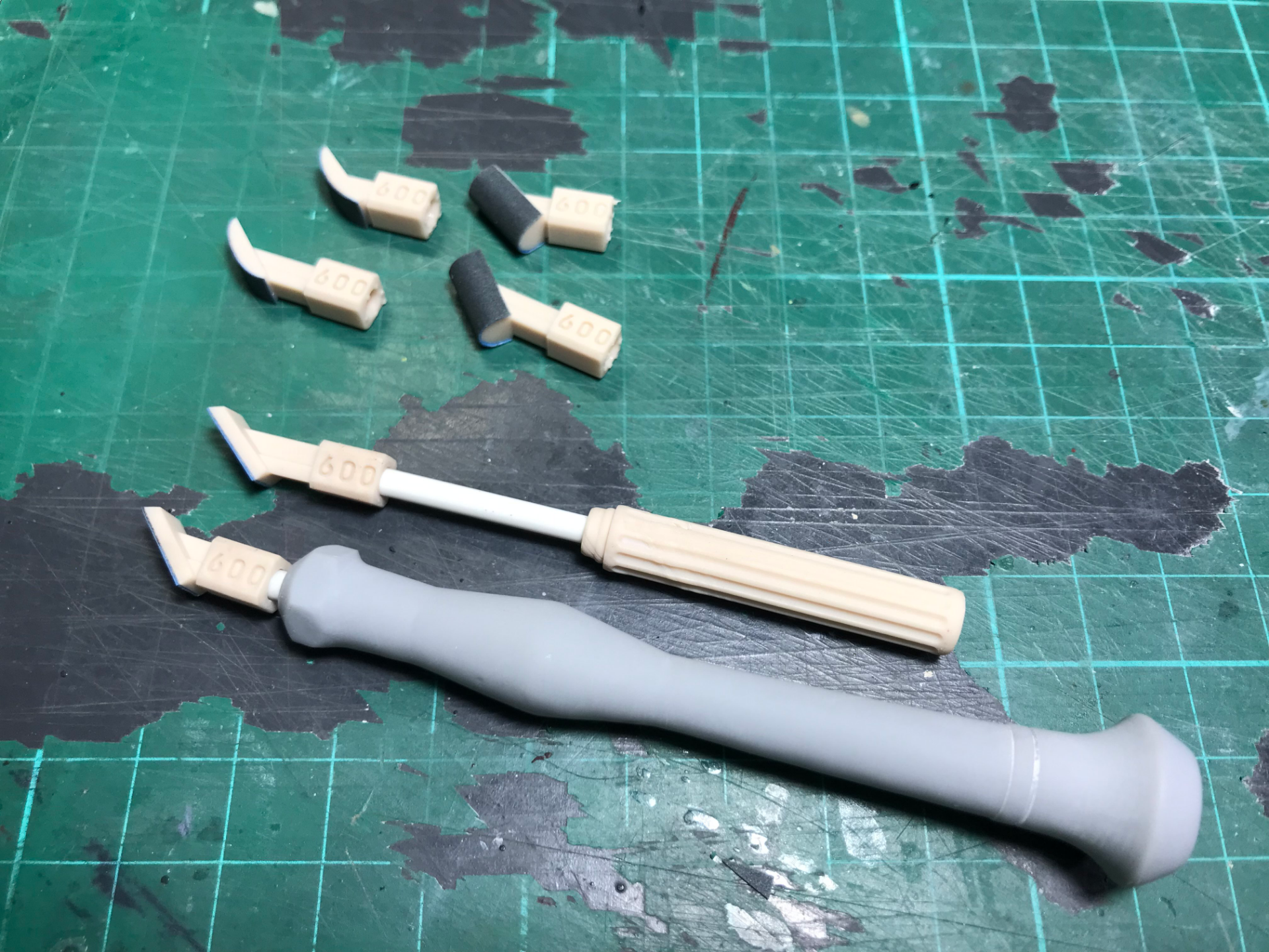 模型用可更換式打磨頭組