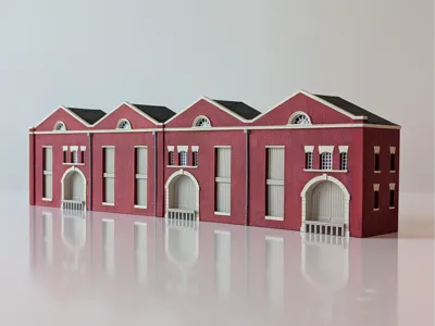 Warehouse 1830 TT scale (1/120)