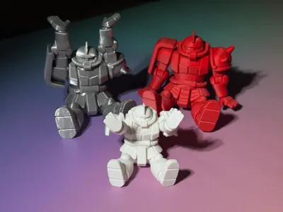 Articulated Sitting Mini Zaku