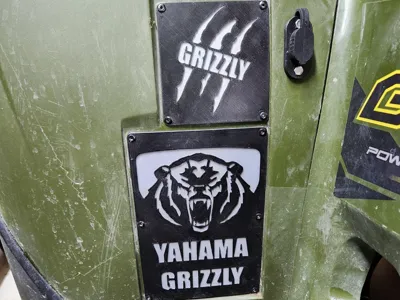 Yamaha Grizzly ATV Badges