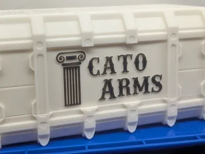 Foldable Sc-fi Shipping Container - Company Name