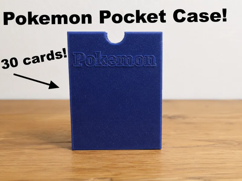 Pokemon Pocket Case - Prevent bent cards!