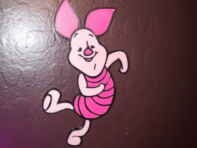 Piglet wall art