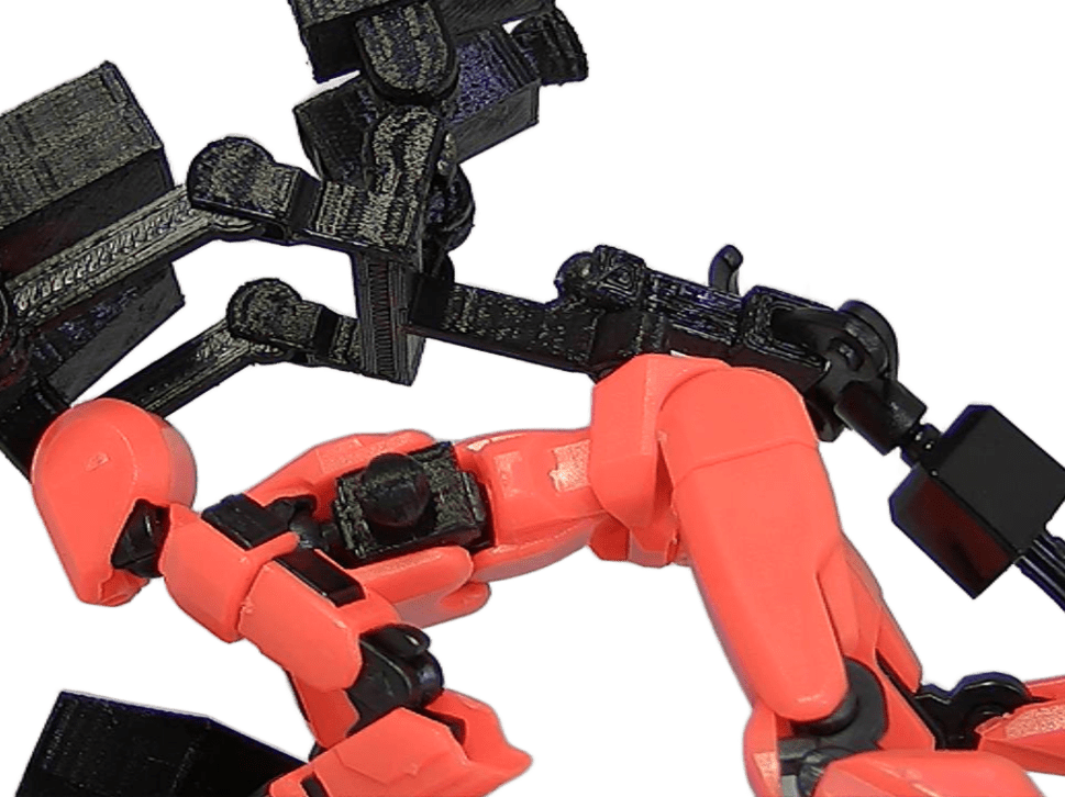 一般的なフィギアのスタンドでsukurac2のカスタムパーツを保持するパーツ