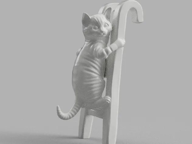 Tiny Climber Cat Hook - Adorable Hanging Shelf 