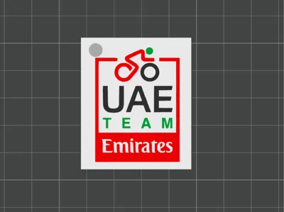 UAE Team Emirates Logo Fridge Magnet Keychain