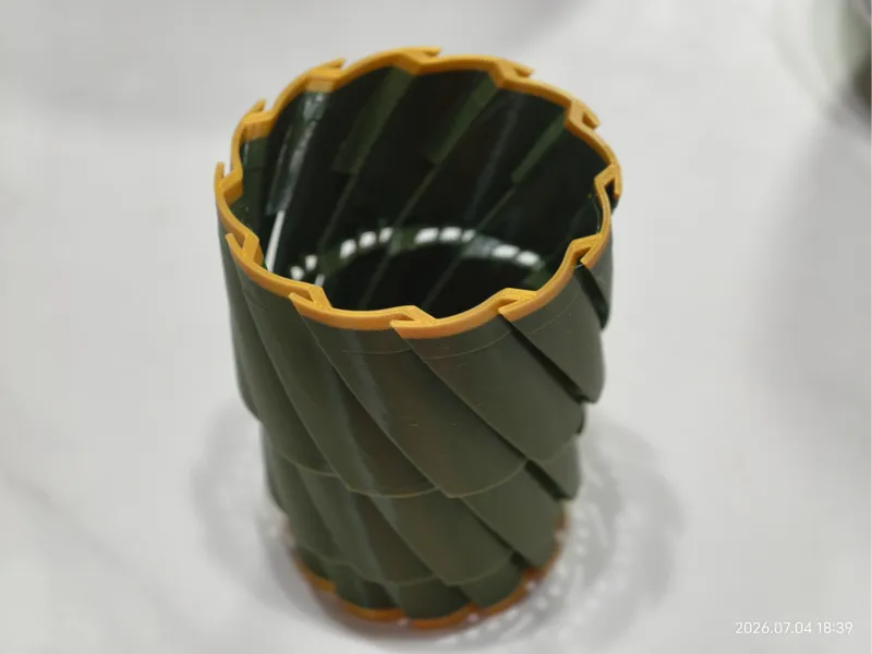 侧风-叠壁控根花盆（正立+倒置打印）