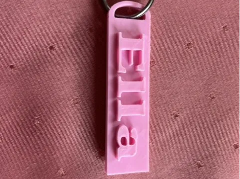 Sleutelhanger met naam Ella 