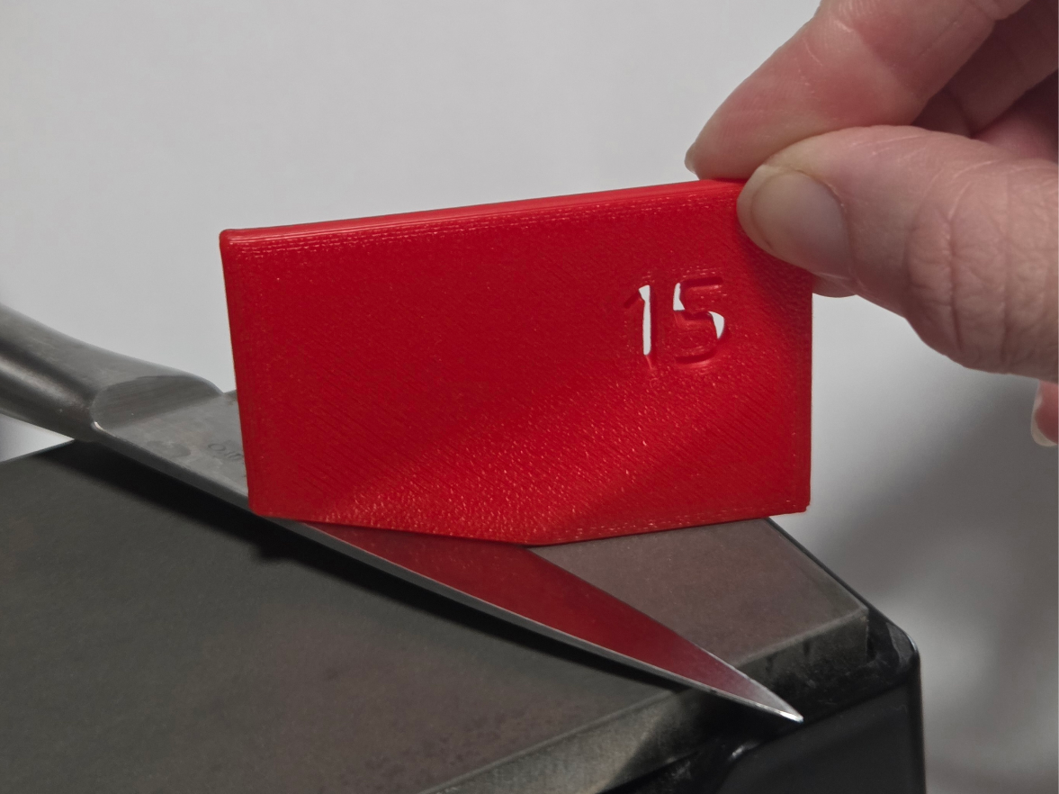 Knife Sharpening Angle Guide Cards  + Box