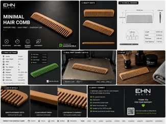 MINIMAL HAIR COMB