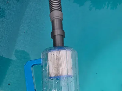 Pool Hose Adapter w/ snap-together swivel