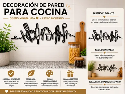 Kitchen Wall Decor – Minimalist Design