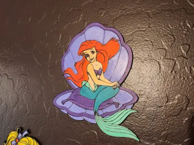 A cute little mermaid wall art