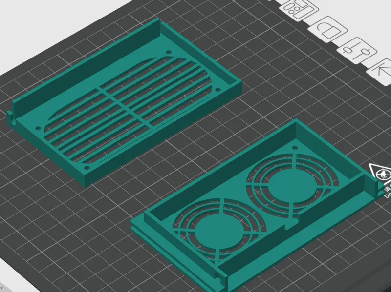 Caja para dos ventiladores para Flashforge AD5m