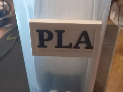 Magnetic label for cereal box
