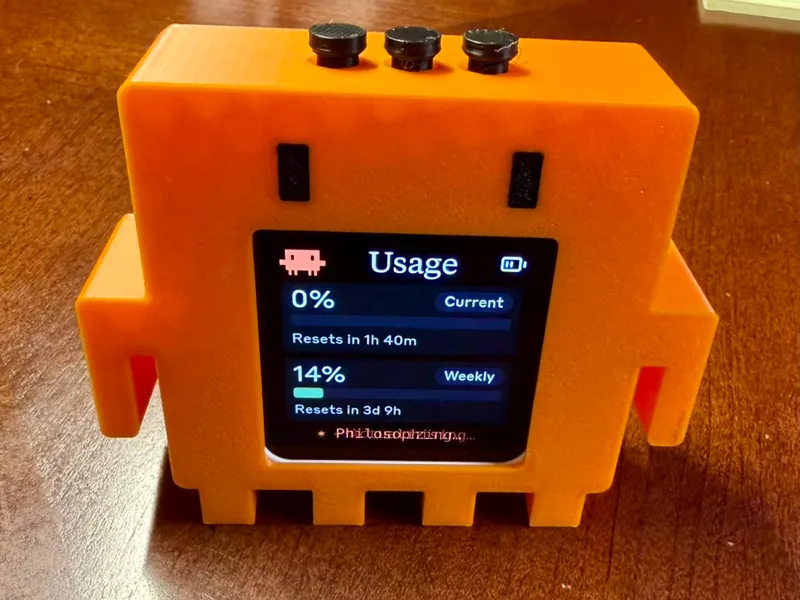 Clawdmeter Desktop Shell (Clawdbot)