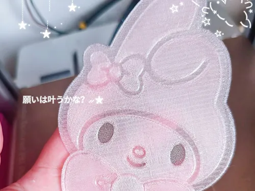 美乐蒂小扇子快速打印