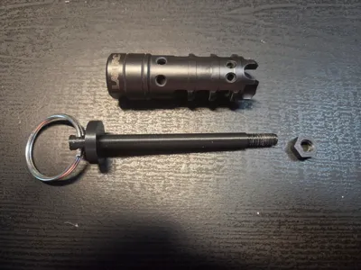 Muzzle Brake Key Chain Holder