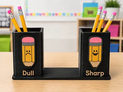 Sharp and Dull Pencil Station