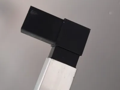 Joint for aluminum frames