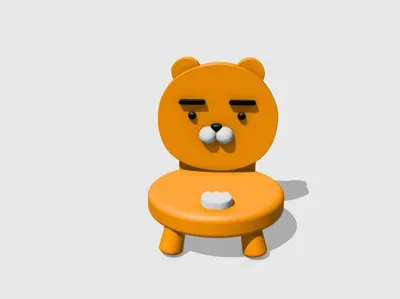 Kakao friends Ryan Chair-shaped Phone Holder