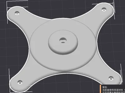 Portable display stand pre-embedded nut