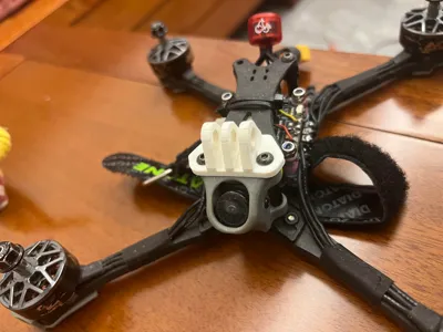 5-inch racing drone action camera mount