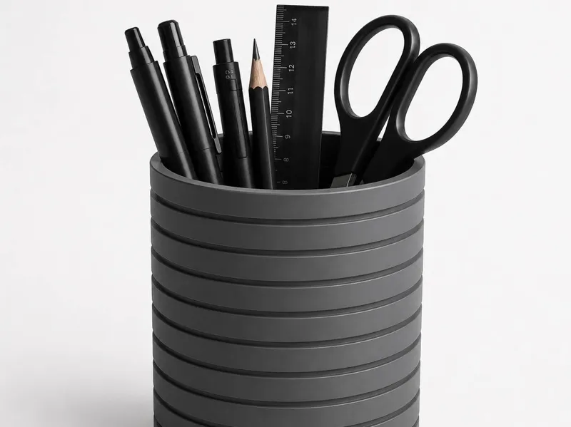Minimalistic Desk Organizer | Modern Pen Holder