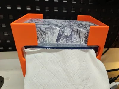 Grid Pegboard Tissue Holder