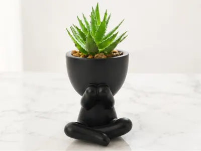 cute hands up planter 