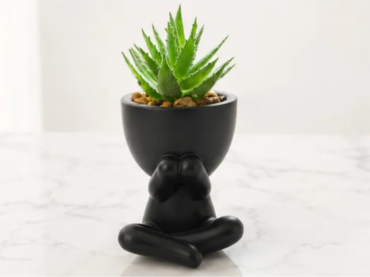 cute hands up planter 