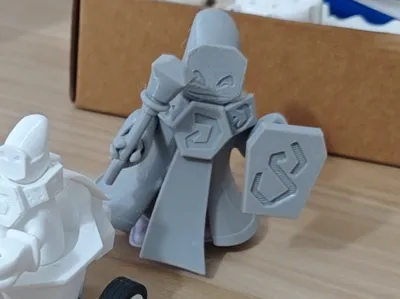 League of Legends Blue Ranged Minion Wind-Up Mechanism Walking Model