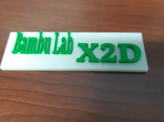 Bambu Lab X2D template