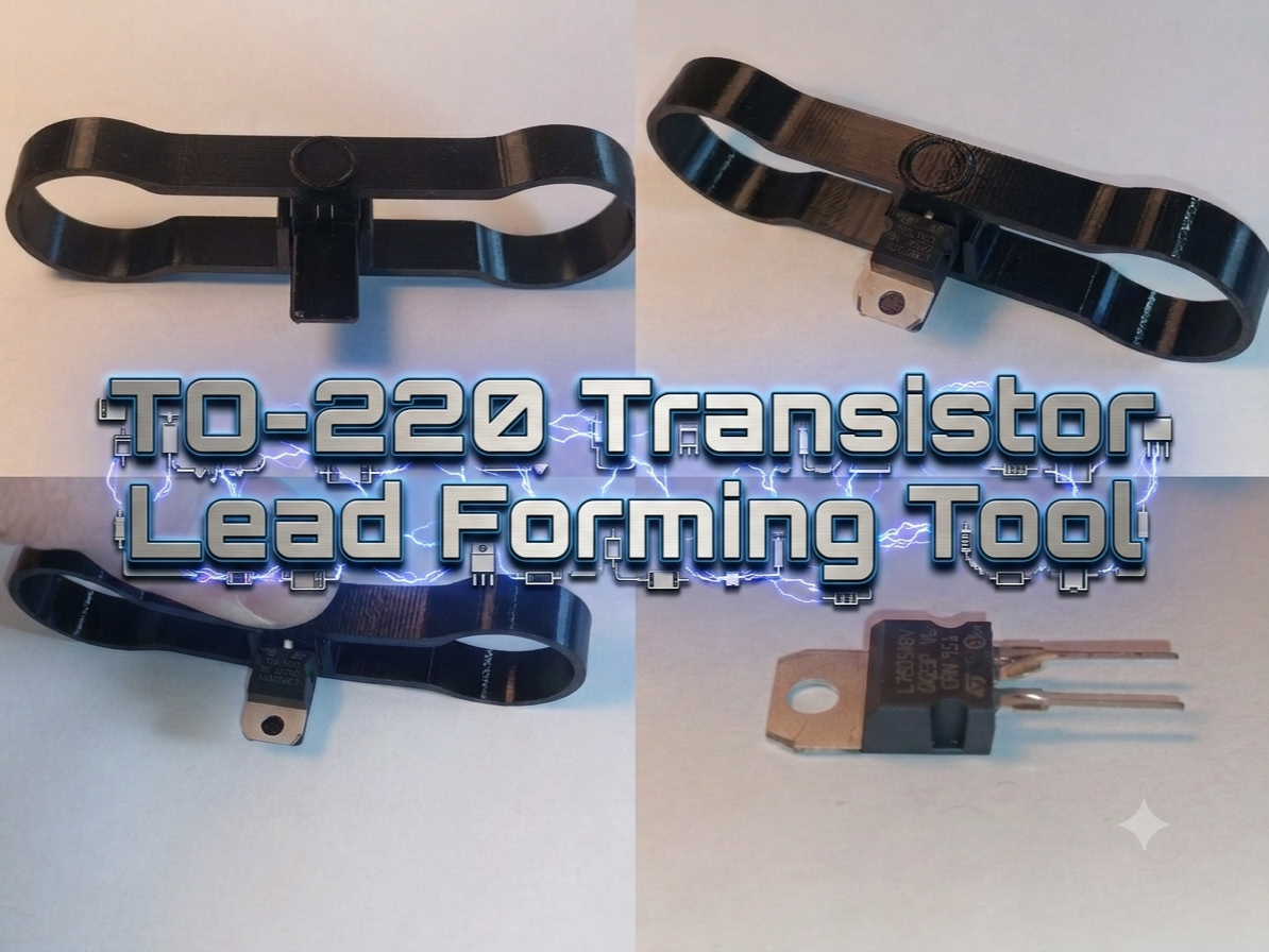 TO-220 Transistor Lead Forming Tool