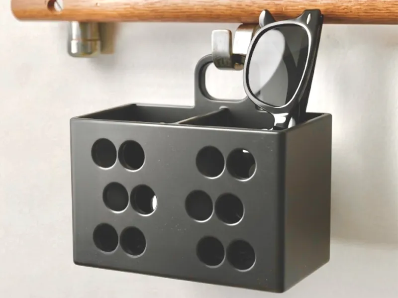 Hook-Mounted Sunglass Holder