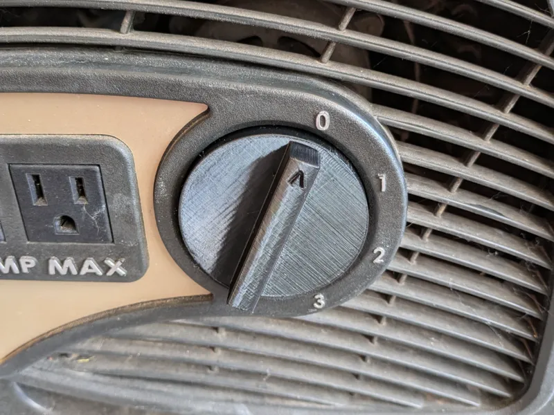 Lasko Max Performance Pivoting Utility Fan Knob
