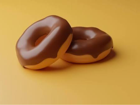 glazed donut replica