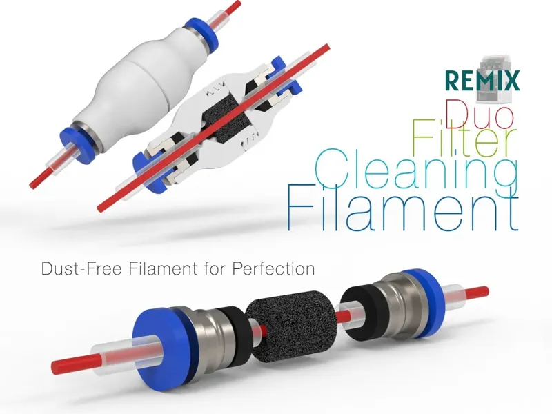 REMIX Filament Cleaning Filter Duo - PC4 M10