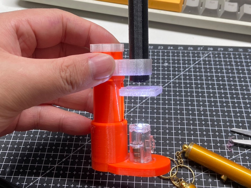 3D打印激光笔显微镜