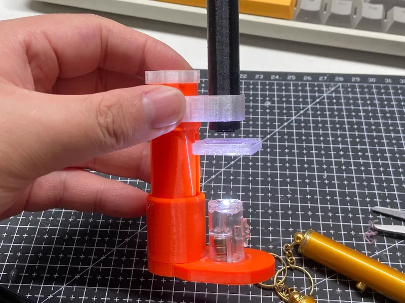 3D打印激光笔显微镜
