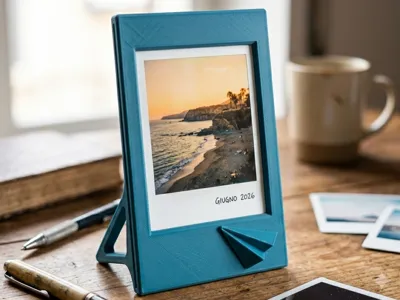 Polaroid Paper Airplane Photo Holder