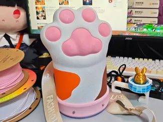 猫咪 小猫 大块头猫爪桌面收纳摆件_挎包_拳套